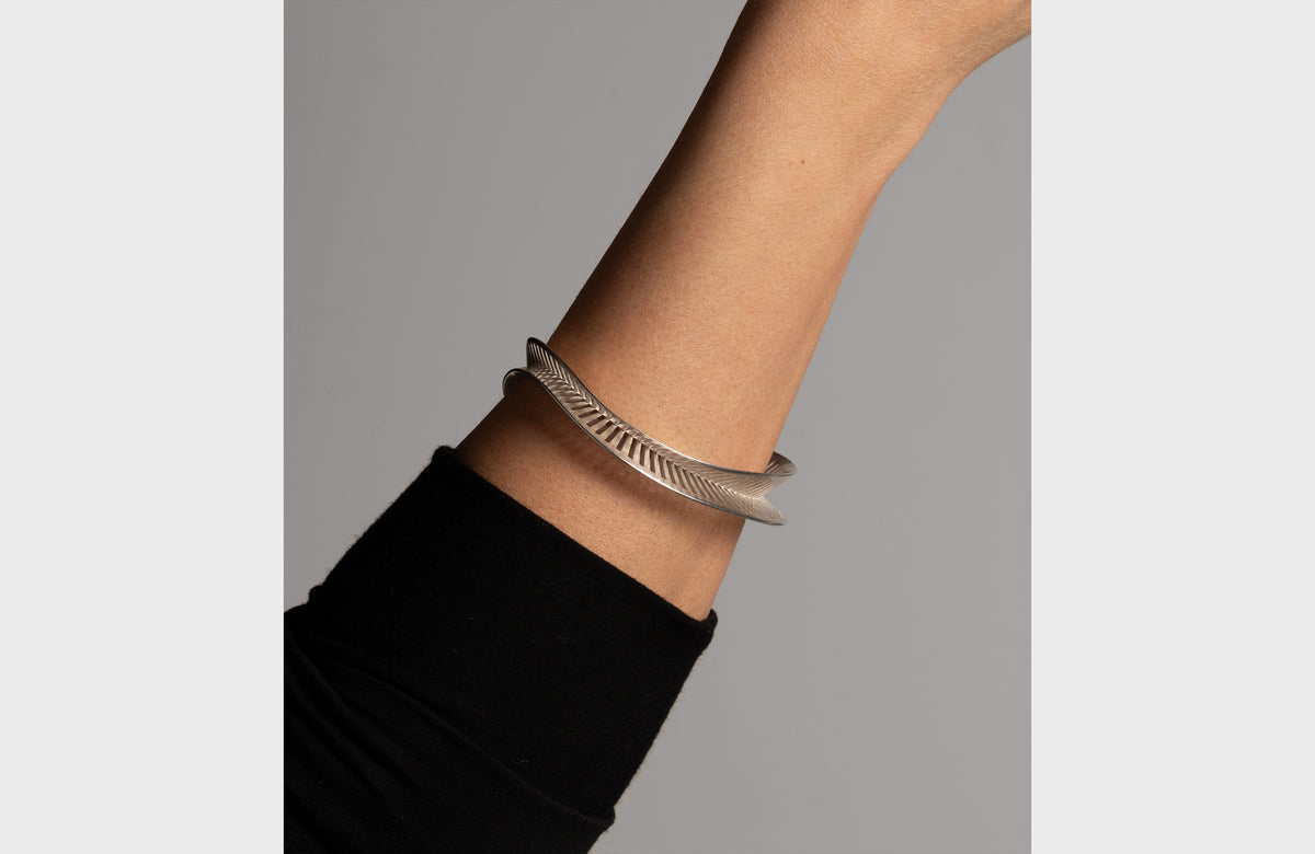 HELIX CUFF | STERLING SILVER