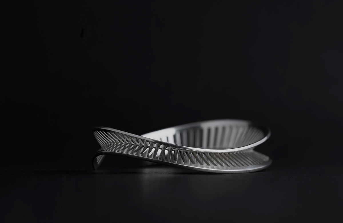 HELIX CUFF | STERLING SILVER