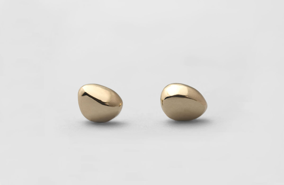 PEBBLE EARRINGS | 14K YELLOW GOLD