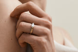 Marquise Diamond Solitaire | Yellow Gold