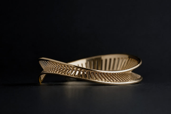 HELIX CUFF | YELLOW GOLD