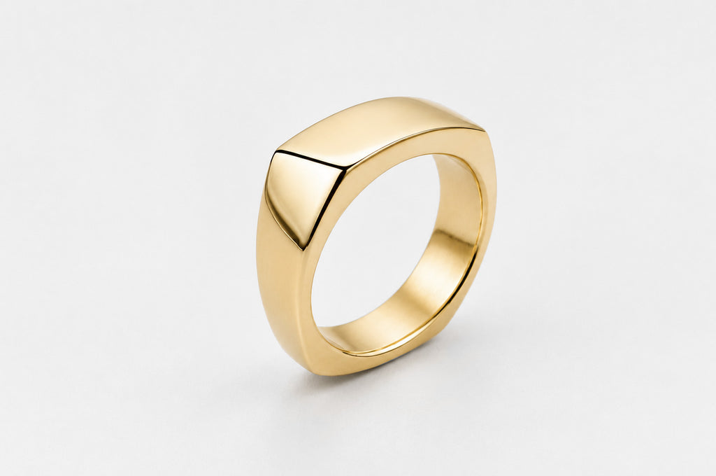 ASYMETRICAL BAND | YELLOW GOLD