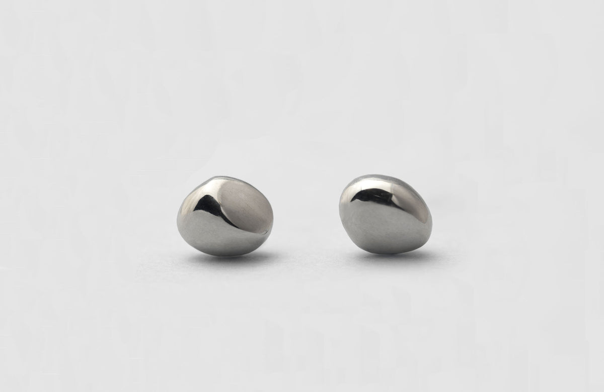 PEBBLE EARRINGS | STERLING SILVER