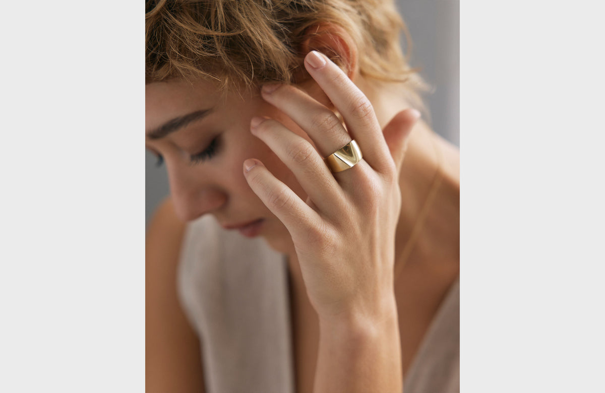 CANYON RING | 14K YELLOW GOLD