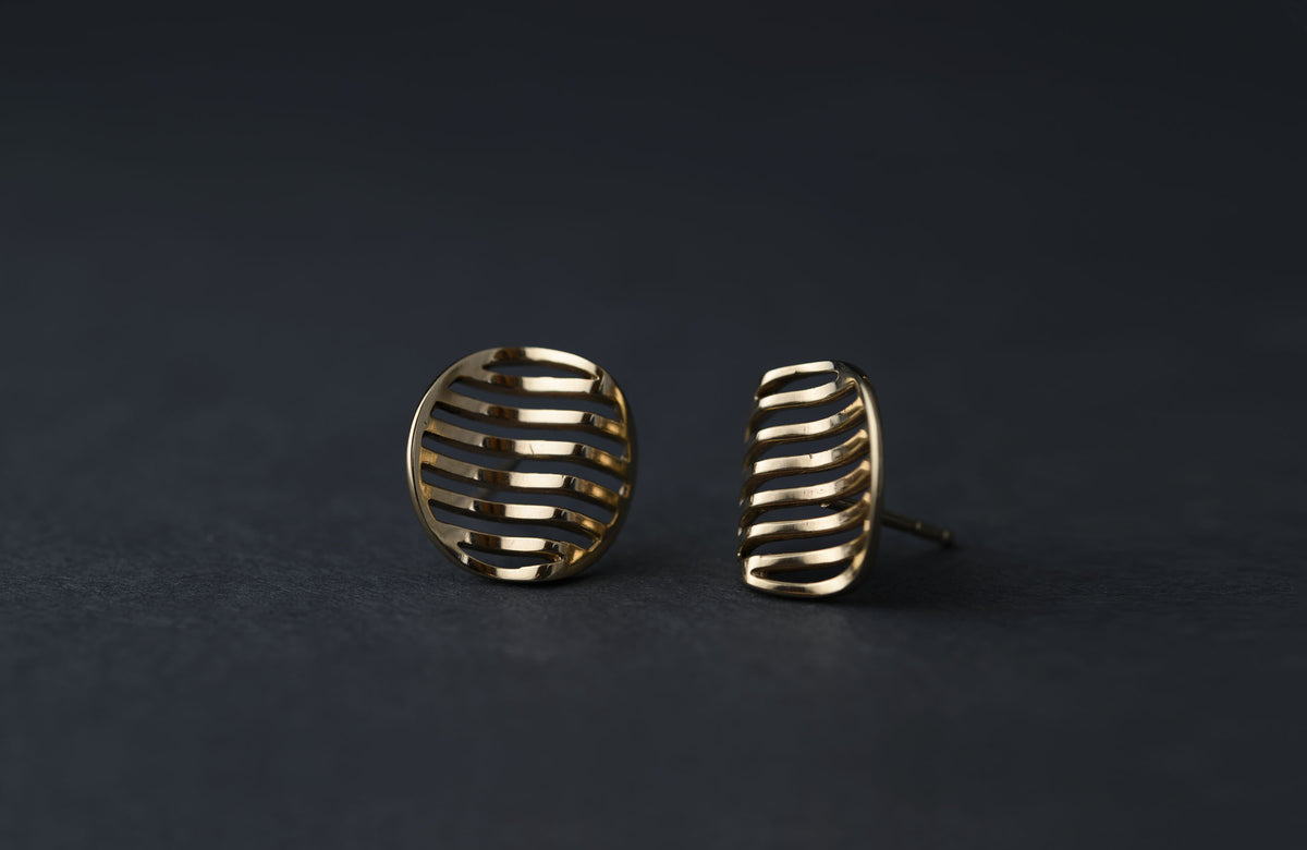 WAVE EARRINGS | 14K YELLOW GOLD