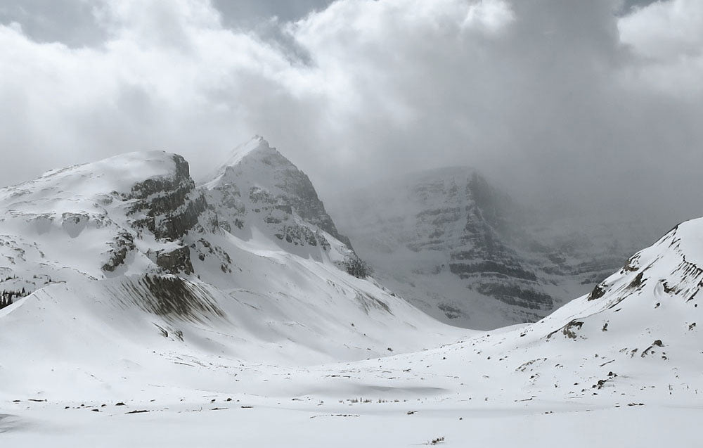 Snowy Mountain Landscape