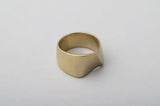 Minimalist Wavy Bronze Ring