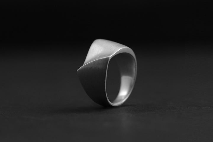 Sculptural Sterling Silver Ring